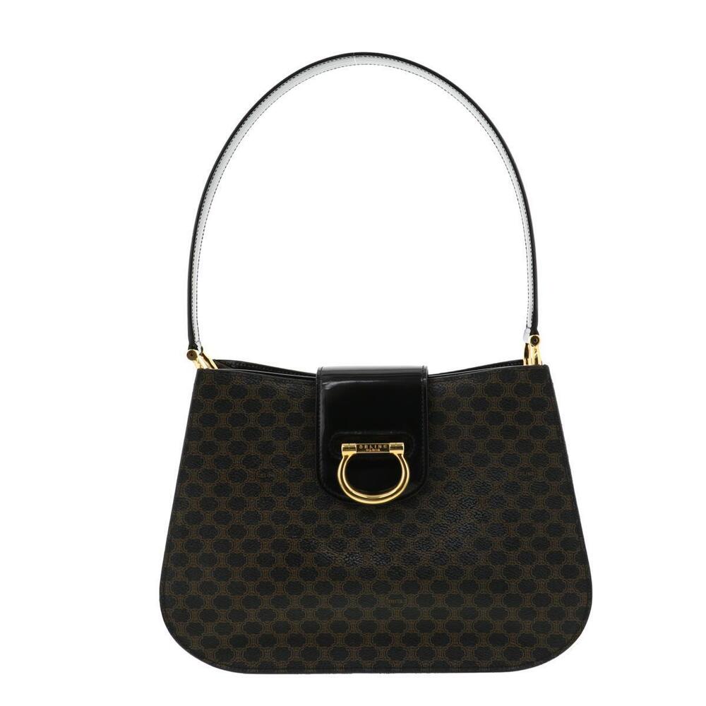 CELINE Macadam Handbag Black